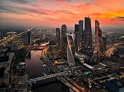 Moscow City skyline